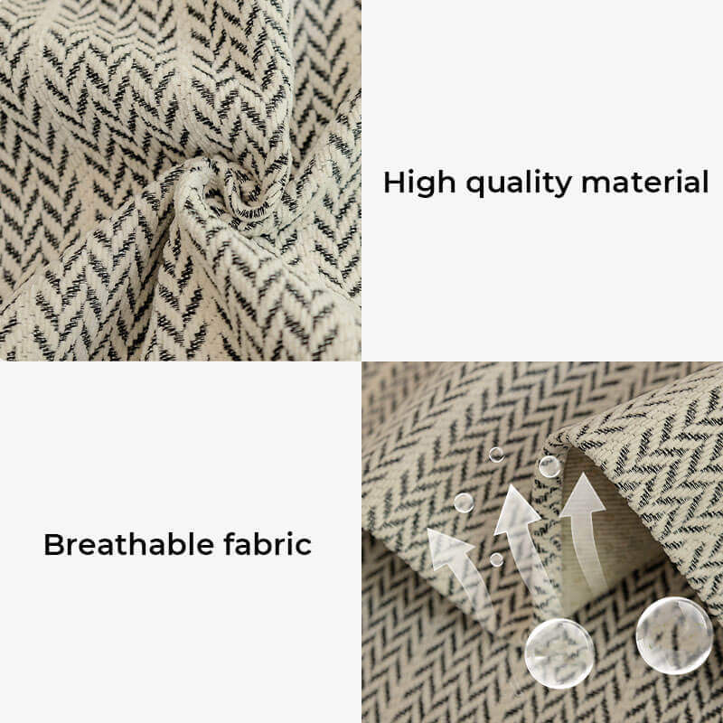 Solid Colour Chenille Anti-scratch Herringbone Outdoor Garden Sofa Cover
