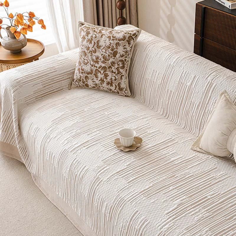 Textured Cooling Breathable Heat-Absorbing Multi-Functional Sofa Throw Blanket  Sofa Cover
