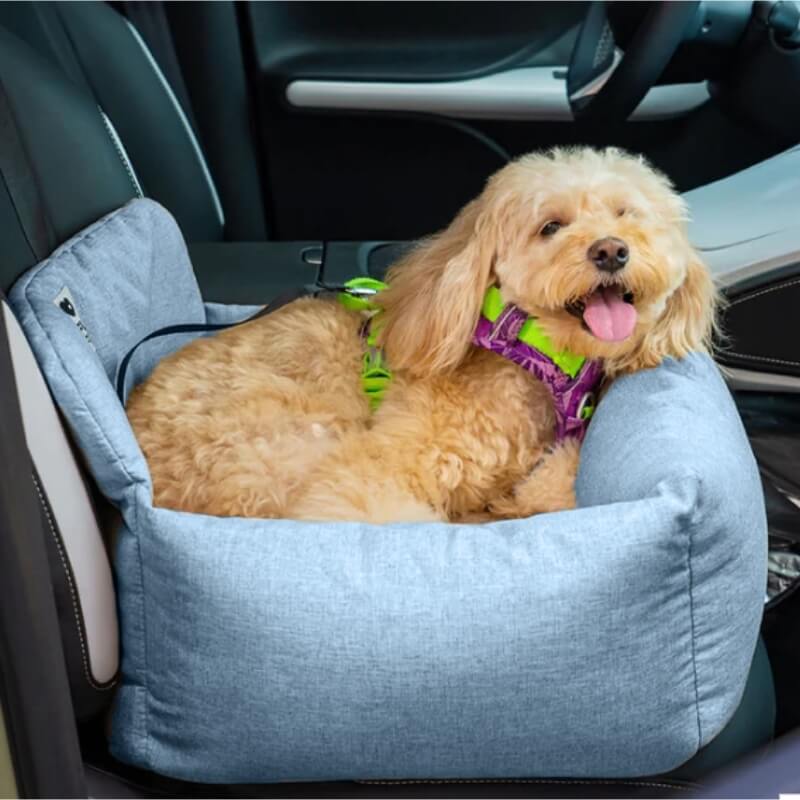 Travel Bolster Full Durable Washable Dog Car Back Seat Bed - Roadtrip