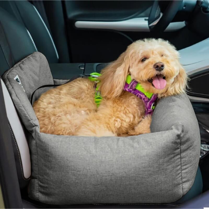 Travel Bolster Full Durable Washable Dog Car Back Seat Bed - Roadtrip