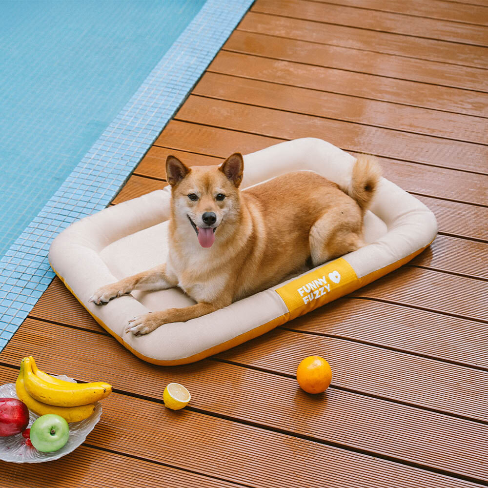 Outdoor Waterproof & Scratch-Resistant Colour-blocked Orthopaedic Dog Bed Dog Mat - Trek Lounge