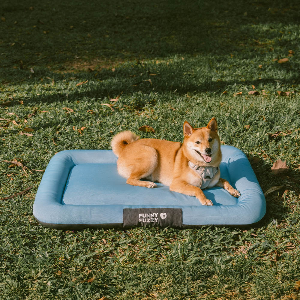 Outdoor Waterproof & Scratch-Resistant Colour-blocked Orthopaedic Dog Bed Dog Mat - Trek Lounge