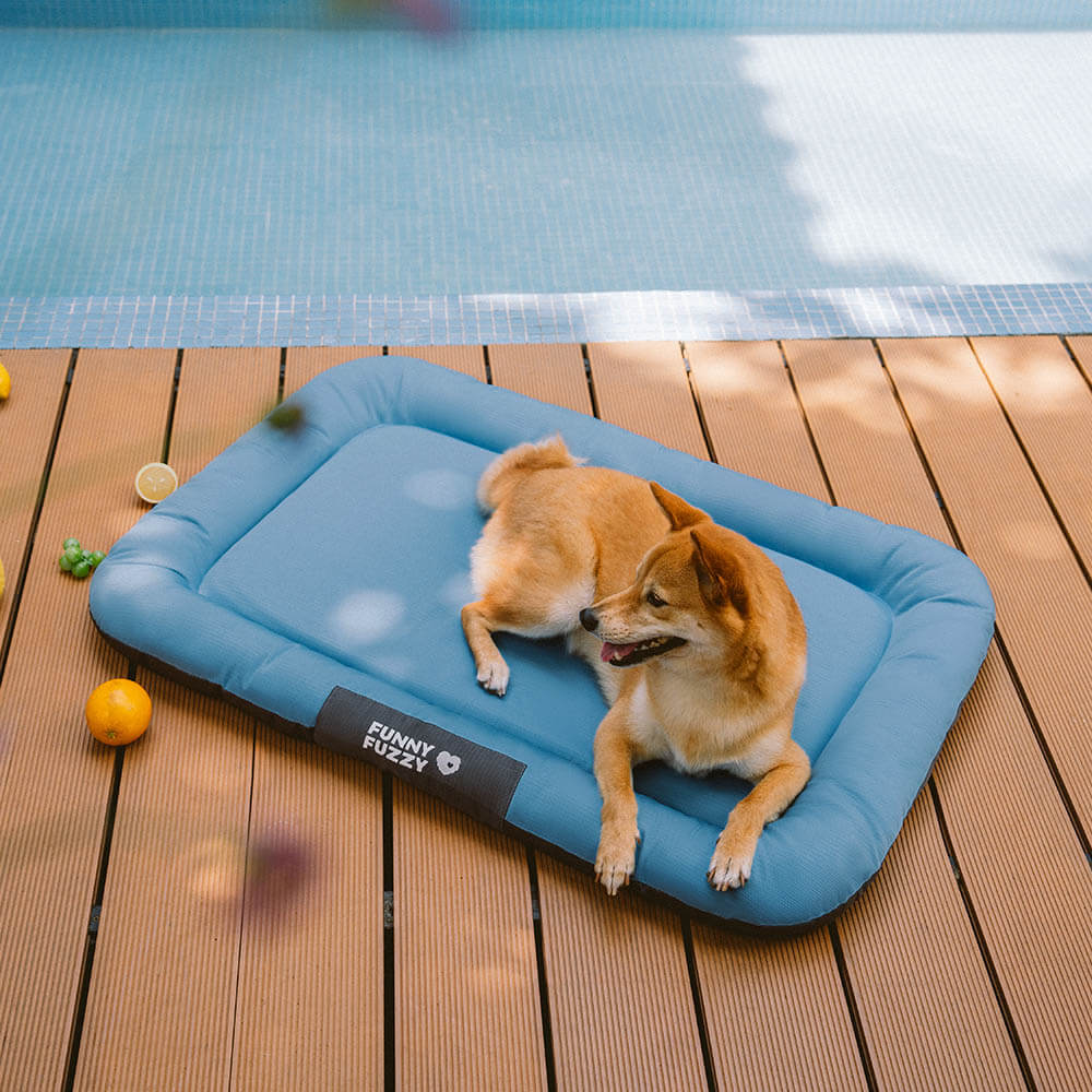 Outdoor Waterproof & Scratch-Resistant Colour-blocked Orthopaedic Dog Bed Dog Mat - Trek Lounge