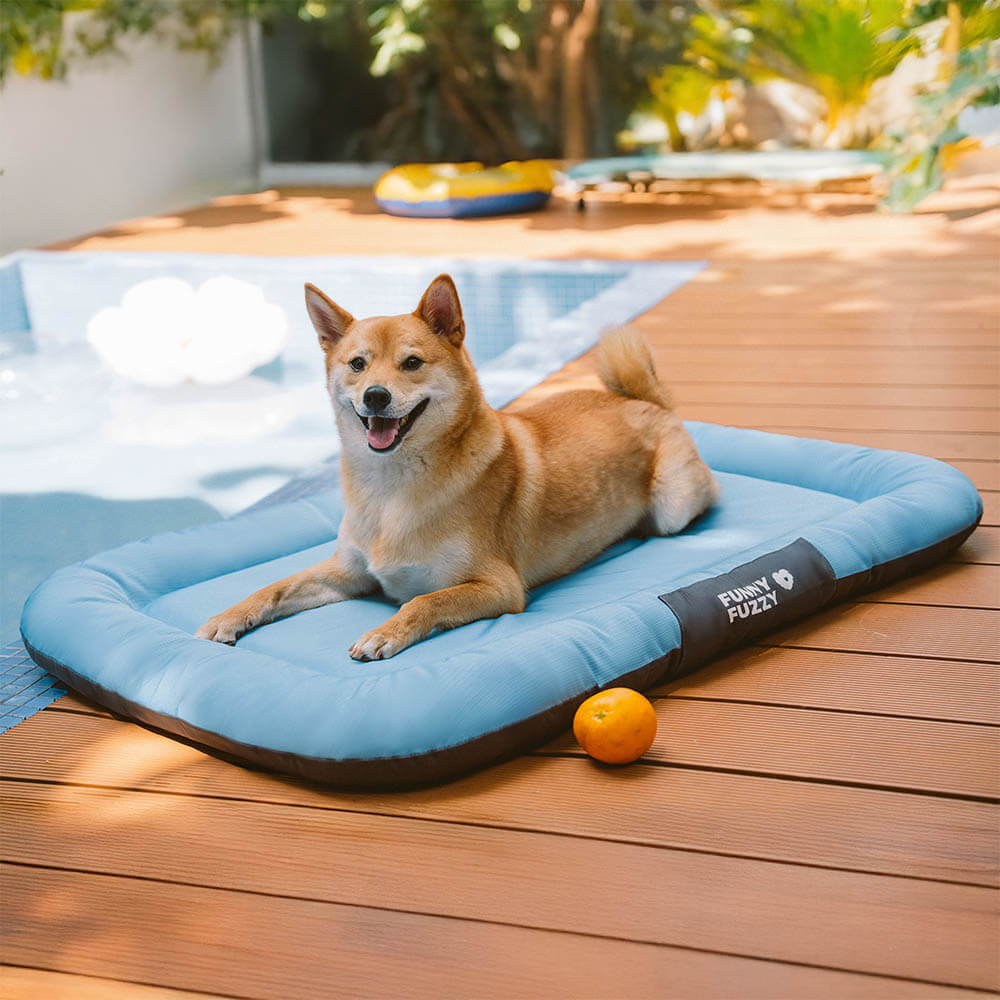 Outdoor Waterproof & Scratch-Resistant Colour-blocked Orthopaedic Dog Bed Dog Mat - Trek Lounge