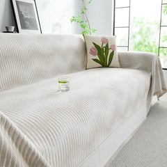 Modern Geometric Cooling Ice Silk Breathable Sofa Throw Blanket Sofa Cover