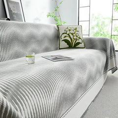 Modern Geometric Cooling Ice Silk Breathable Sofa Throw Blanket Sofa Cover