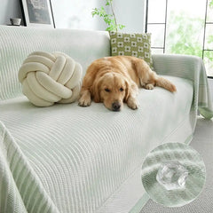 Modern Geometric Cooling Ice Silk Breathable Sofa Throw Blanket Sofa Cover