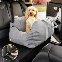 ISOFIX Dog Car Seat Bed with ISOFIX System - First Class