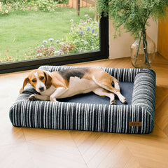 Orthopedic All-season Memory Foam Bolster Boucle Dog Bed - Funnyfuzzy SnugNest