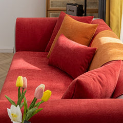 Vermilion Comfortable Chenille Furniture Protector Sofa Cover