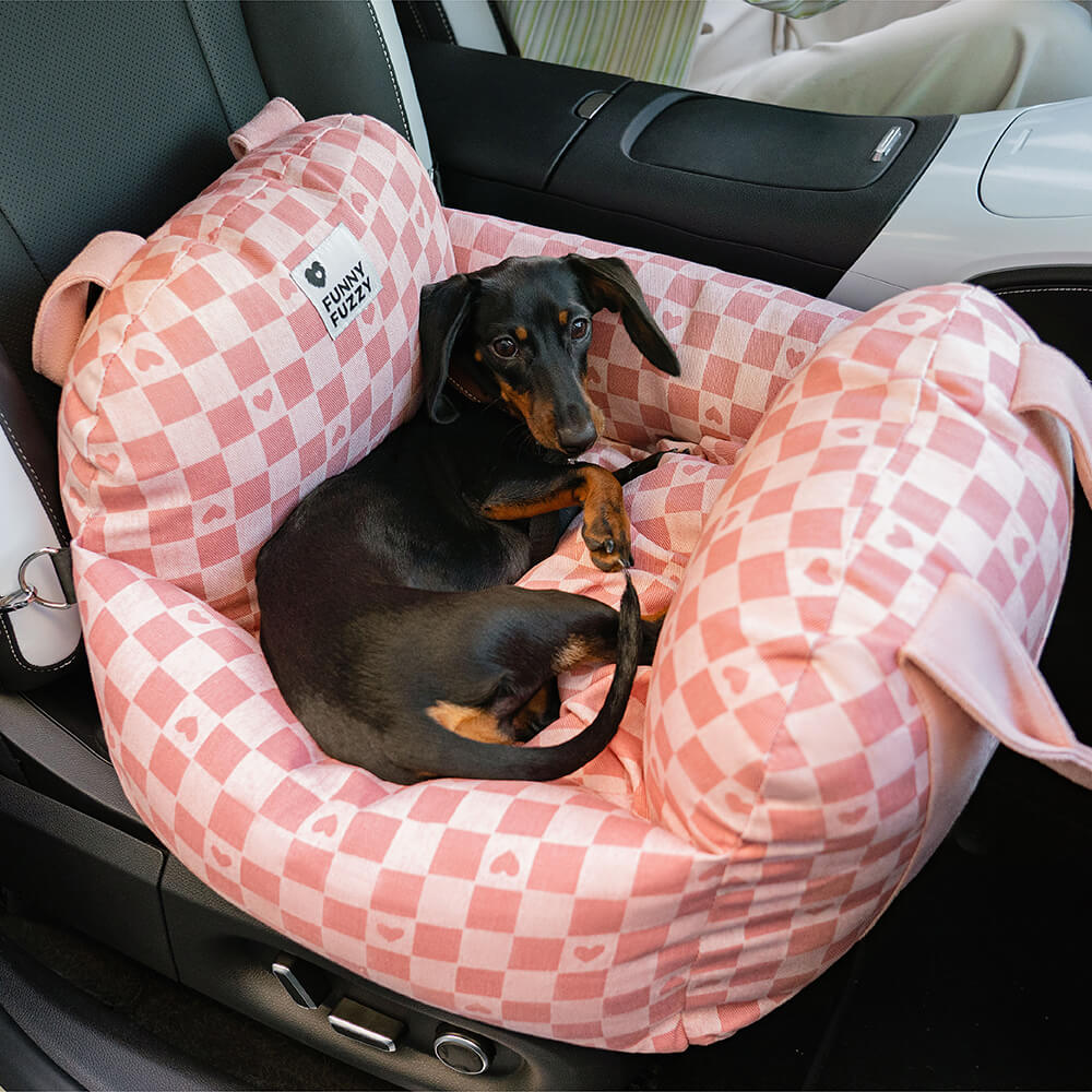 ISOFIX Dog Car Seat Bed with ISOFIX System - First Class
