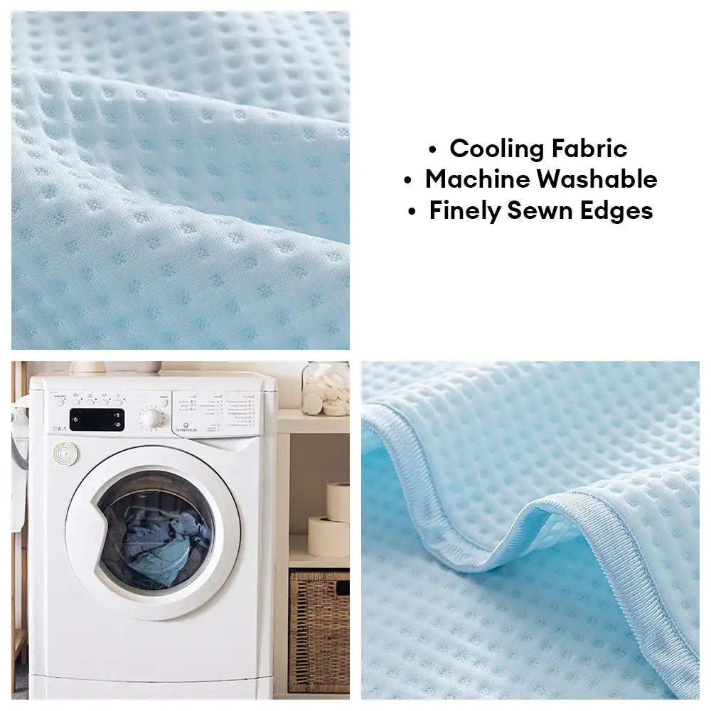 Waffle Ice Silk Cooling Double Sided Cold Effect Summer Blanket