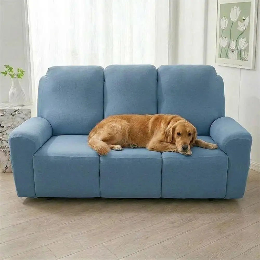 Water-Repellent Scratch-Resistant Elastic Full-Coverage Recliner Couch Cover