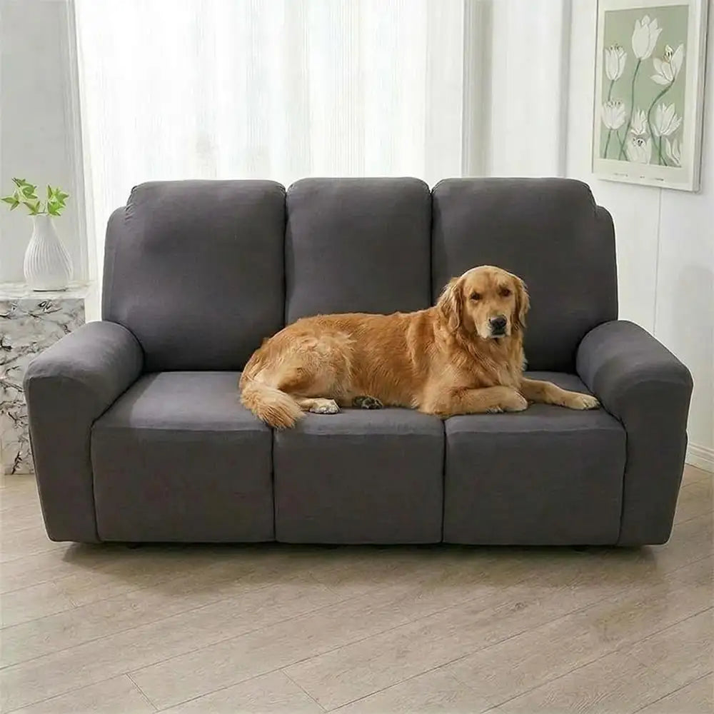 Water-Repellent Scratch-Resistant Elastic Full-Coverage Recliner Couch Cover
