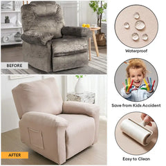 Water-Repellent Scratch-Resistant Elastic Full-Coverage Recliner Couch Cover