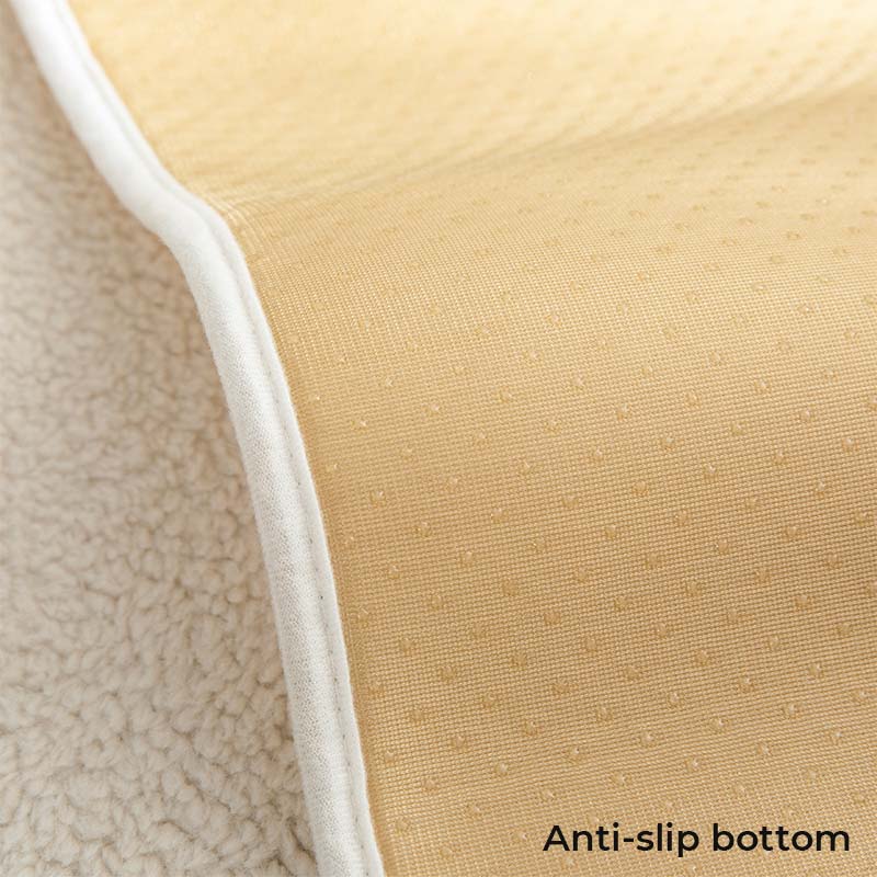 Thick Fuzzy Sherpa Fleece Non-Slip Corner Sofa Cover