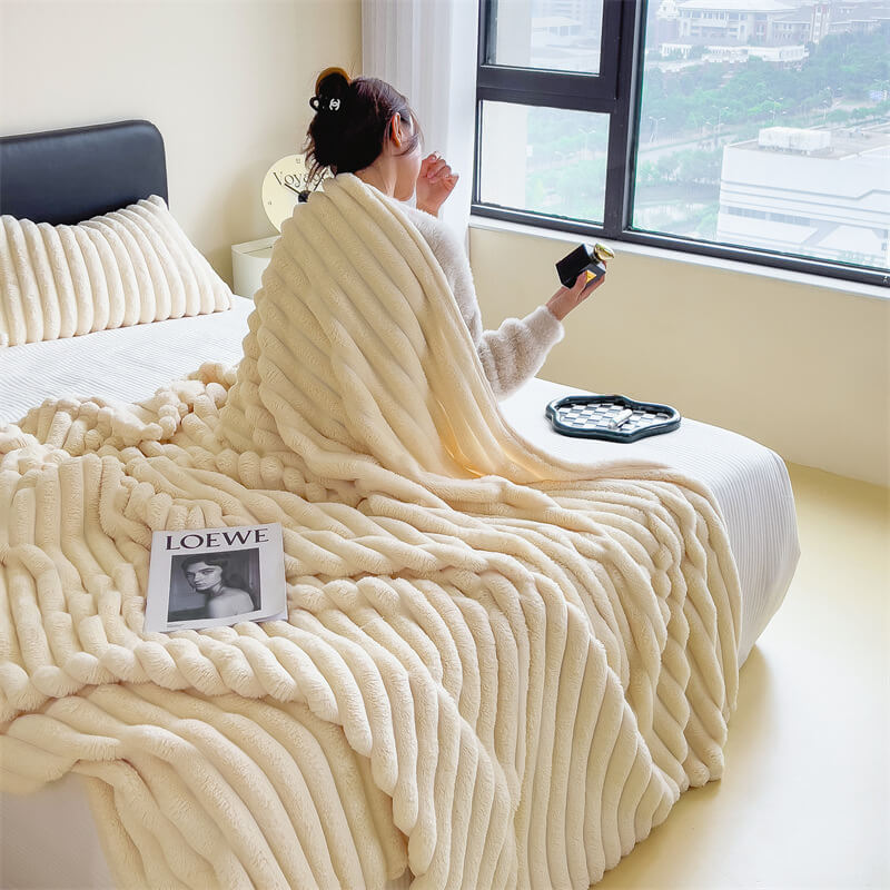 Warm Plush Sofa Throw Blanket Dog Blanket