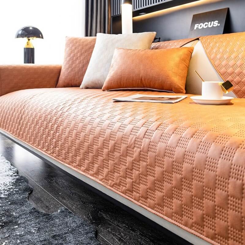 Water-resistant Leathaire Fabric Furniture Protection Sofa Cover