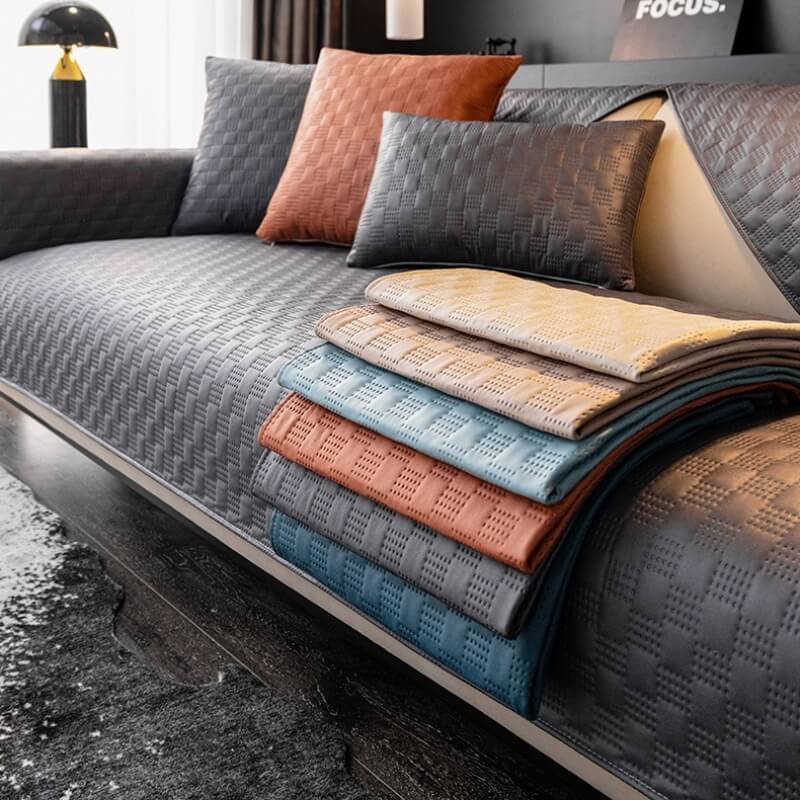 Water-resistant Leathaire Fabric Furniture Protection Sofa Cover