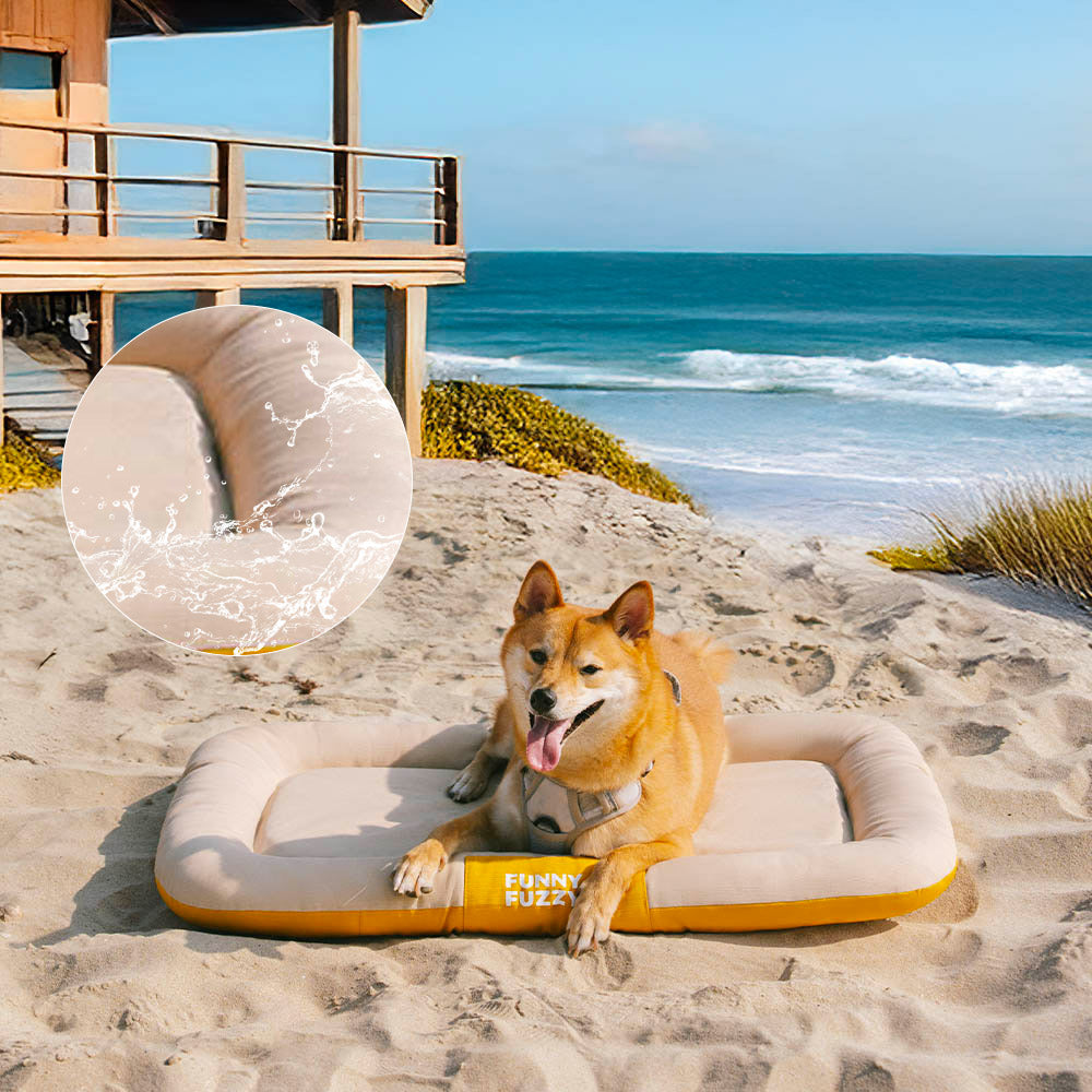 Outdoor Waterproof & Scratch-Resistant Colour-blocked Orthopaedic Dog Bed Dog Mat - Trek Lounge