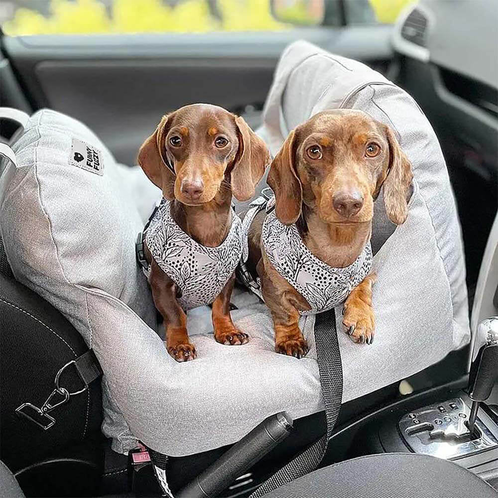 ISOFIX Dog Car Seat Bed with ISOFIX System - First Class