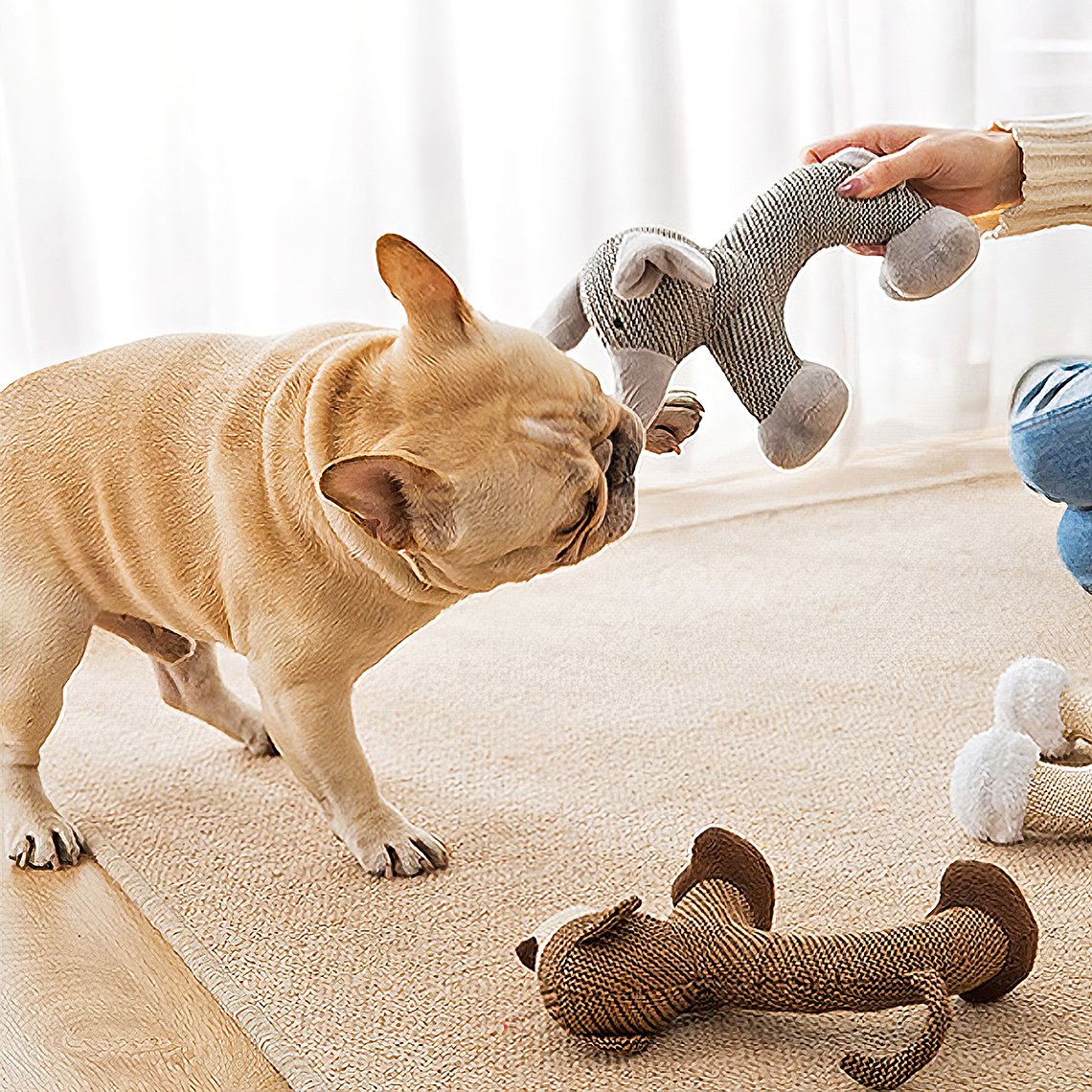 Animal Squeaky Dog Chew Toys